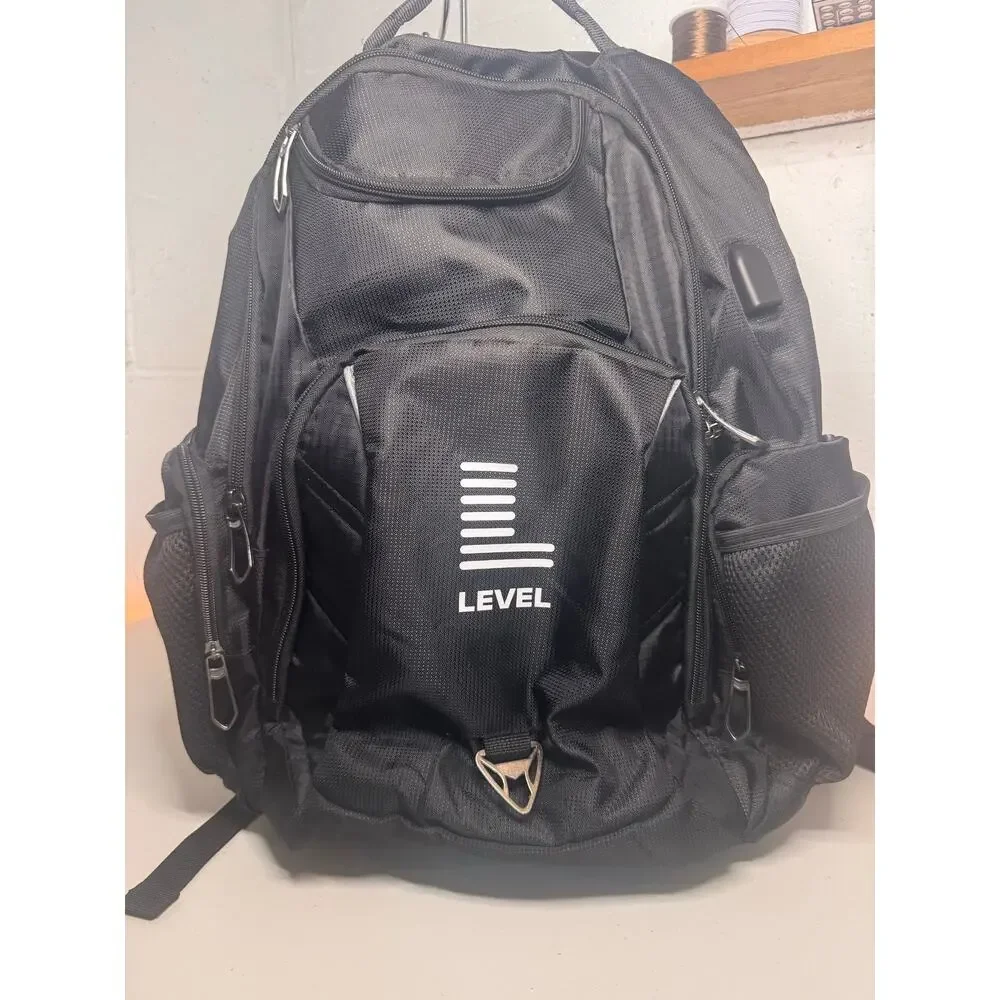 LEED’S Checkmate TSA Friendly Laptop Backpack Black Travel Business Carry On 17”